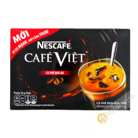 Café noir Viet soluble NESCAFE 15x16g Vietnam