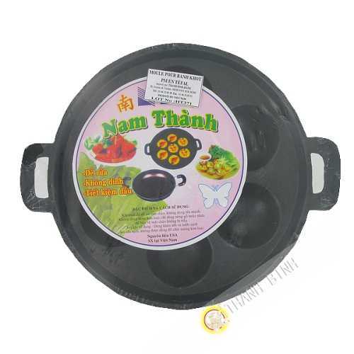 Banh Khot aluminum mold 22cm non - stick coating, 24cm Nam Thanh