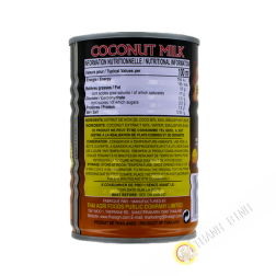 Lait de coco pour la cuisine  AROY-D 400ml Thailande