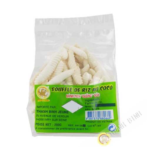 Geblasen reis-kokos-DRAGON GOLD 200g Vietnam