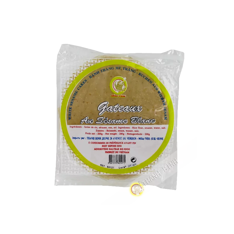 Kuchen sesam weiß, DRAGON GOLD 200g Vietnam Kuchen sesam weiß, DRAGON GOLD 200g Vietnam