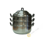 Steam pot 2-storey aluminium PSP 24-28-30cm Thailand Steam pot 2-storey aluminium PSP 24-28-30cm Thailand