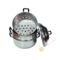 Steam pot 2-storey aluminium PSP 24-28-30cm Thailand Steam pot 2-storey aluminium PSP 24-28-30cm Thailand