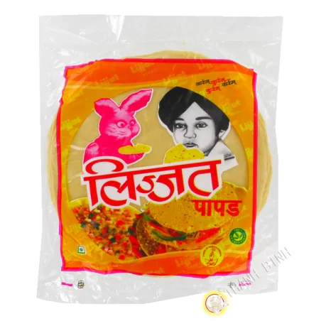 Papadum comino LIJJAT 200g India