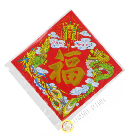 Label Glück Neues Jahr 12x12cm 40 blatt