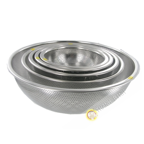 Strainers on foot stainless steel 15-18-21-24cm Dong Nam