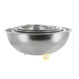 Strainers on foot stainless steel 15-18-21-24cm Dong Nam
