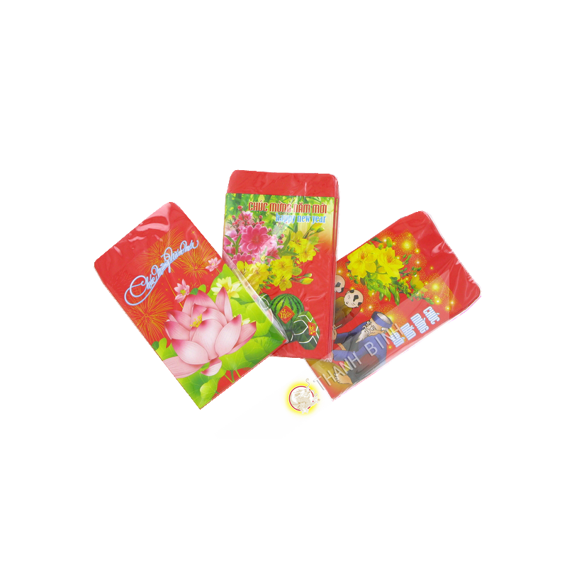 Enveloppe rouge 10pcs PM 6,5x10cm Vietnam