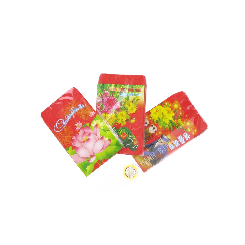 Red envelope 10pcs PM 6,5x12cm Vietnam