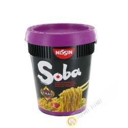 Con fideos yakisoba Sabor de la salsa Tailandesa NISSIN 88g