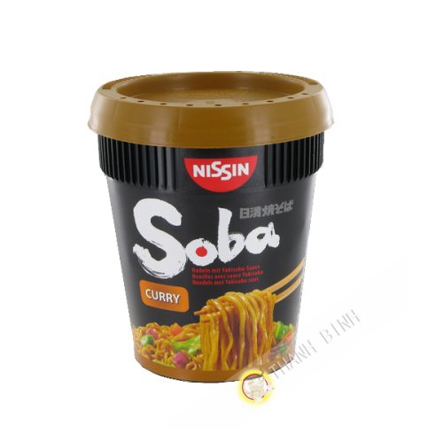 Fideos Soba con salsa de curry yakisoba NISSIN 88g