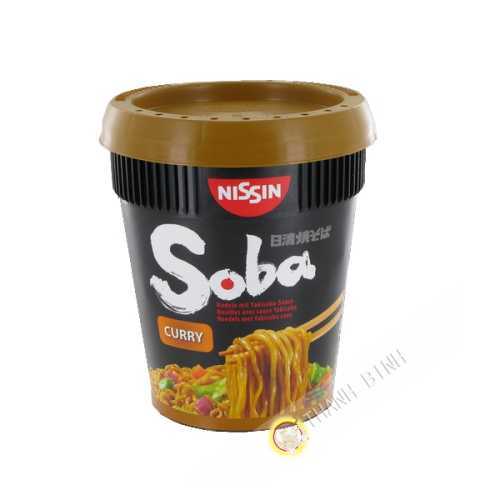 Nouilles Soba curry avec sauce yakisoba NISSIN 88g