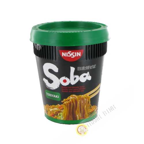 Nouilles Soba Terriyaki avec sauce yakisoba NISSIN 90g