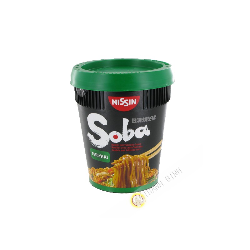 Fideos Soba con Terriyaki salsa yakisoba NISSIN 90g