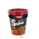 Soba-nudeln Hot Chilli mit soße, NISSIN yakisoba 92g