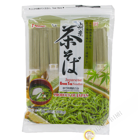 Fideos de té verde seca Chasoba HIME 640g Japón