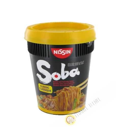 Fideos Soba con la clásica salsa yakisoba NISSIN 92g