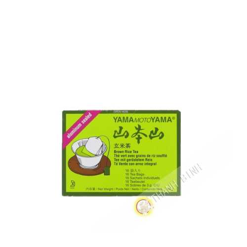 Té verde granos de arroz golpe en la bolsa de YAMAMOTOYAMA 48g