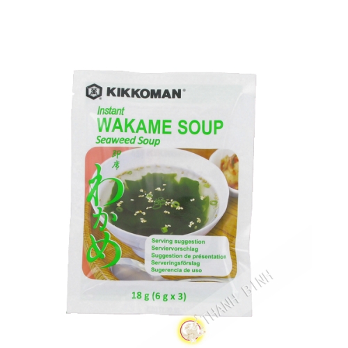 Soupe Wakame instantanée KIKKOMAN 18g Japon