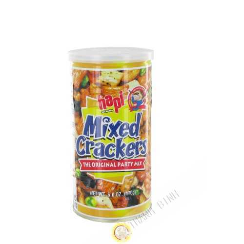 Mix appetizers crakers rice HAPI 170g Thailand