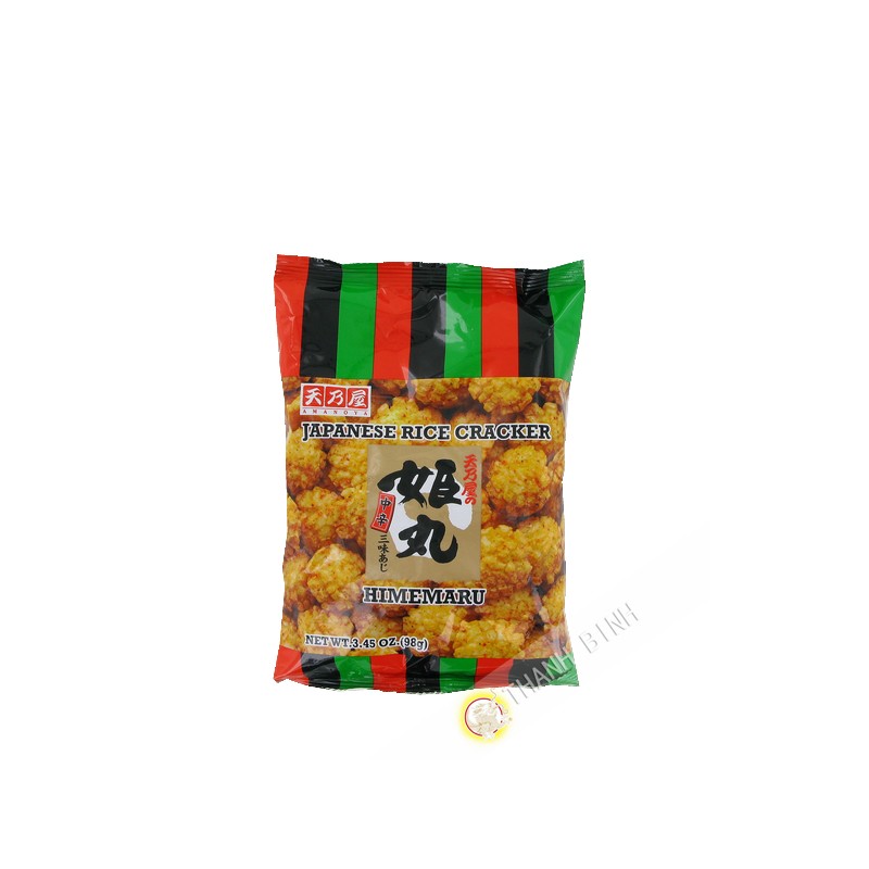 Apéritif à base de riz Himemaru Arare AMANOYA 98g Japon