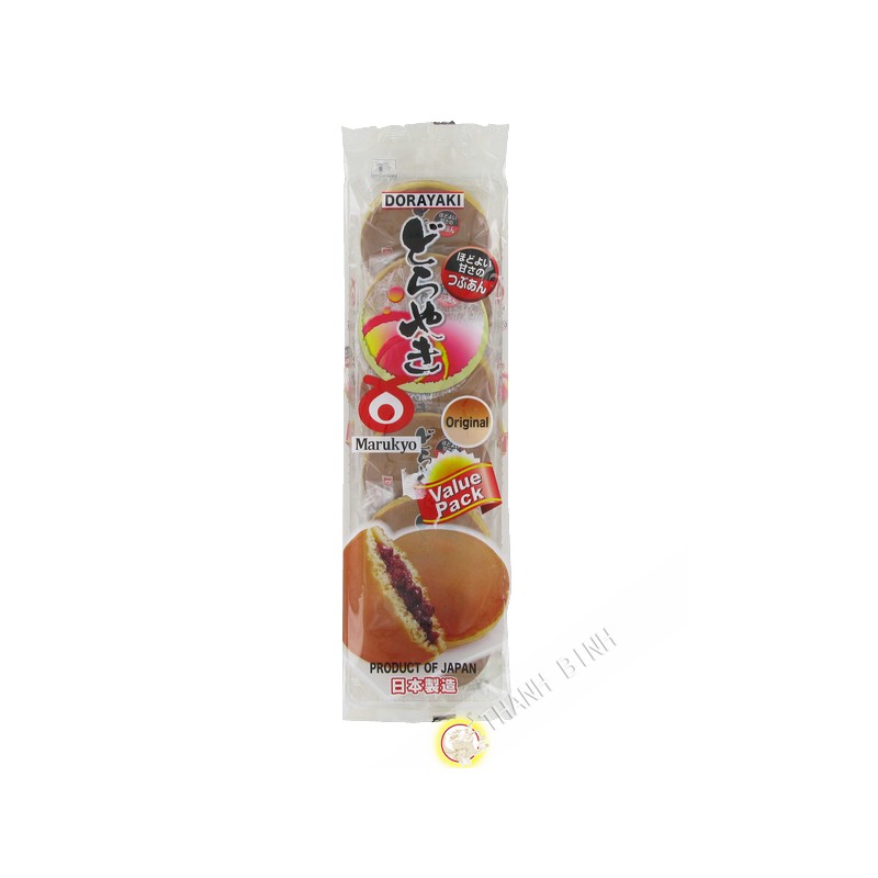 Gâteau haricots rouges Dorayaki 6pcs MARUKYO 318g Japon