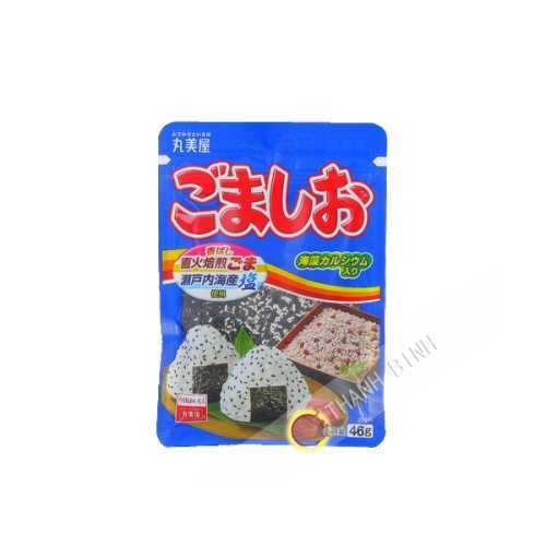 Schwarzem sesam, gegrillte salzig Gomashio MARUMIYA 46g Japan