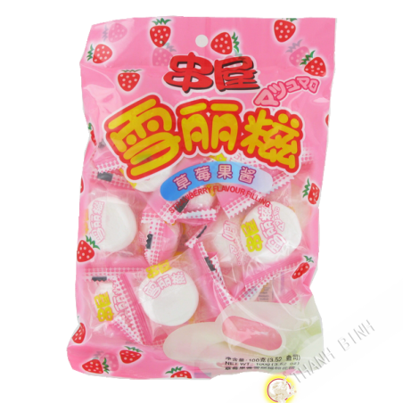 Marshmallow strawberry 100g