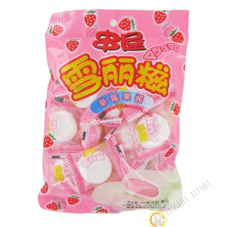 Marshmallow strawberry 100g