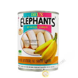 Chuối nguyên quả ngâm xi-rô ELEPHANTS 565g Thái Lan