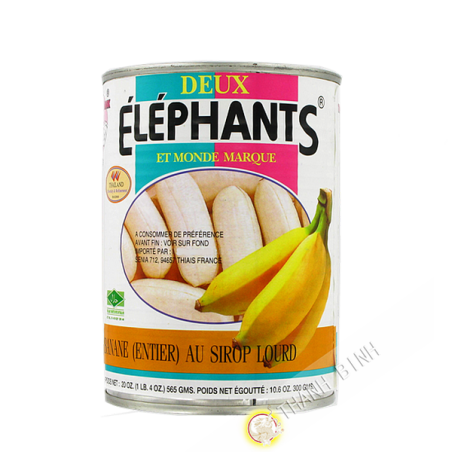 Banana intera in sciroppo pesante ELEFANTI 565g Thailandia