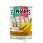 Banane entier au sirop lourde ELEPHANTS 565g Thailande
