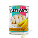 Banana whole in syrup heavy ELEPHANTS 565g Thailand