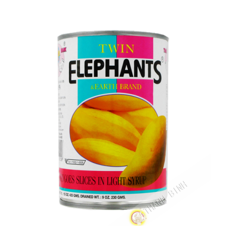 Mango in light syrup ELEPHANTS 425g Thailand