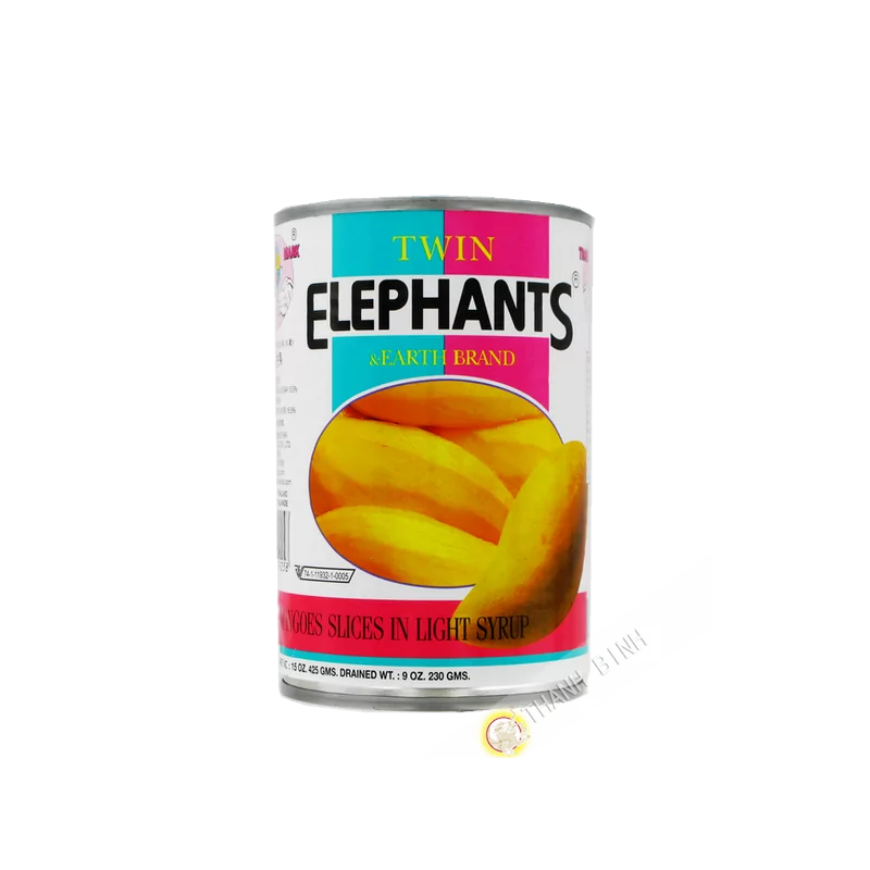 Mangue au sirop léger ELEPHANTS 425g Thailande