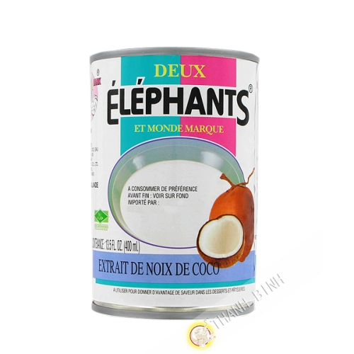 Lait de coco ELEPHANTS 400ml Thailande