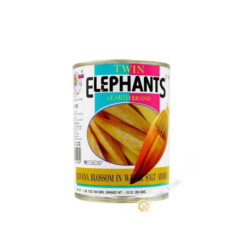 Fleur banane nature ELEPHANTS 540g Thailande