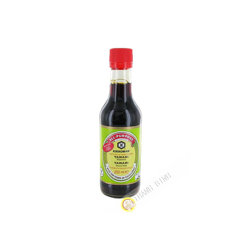 Salsa di soia Tamari senza glutine KIKKOMAN 250ml Germania