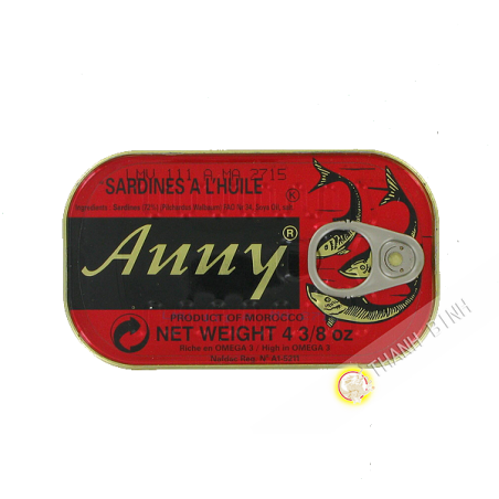 Sardinas en aceite de ANNY 125g de Marruecos