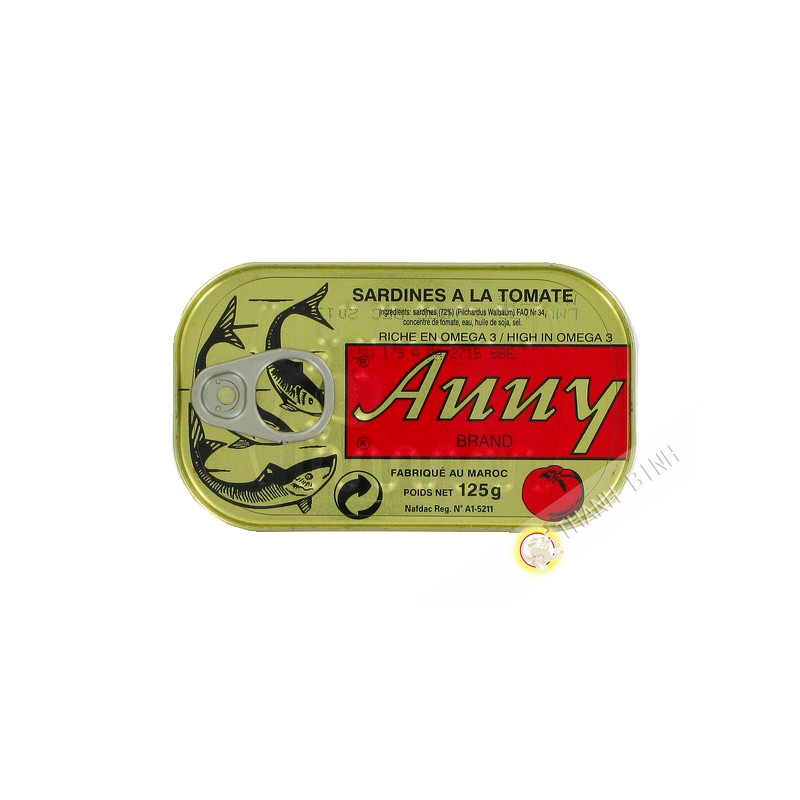 Sardinen mit tomaten ANNY 125g Marokko