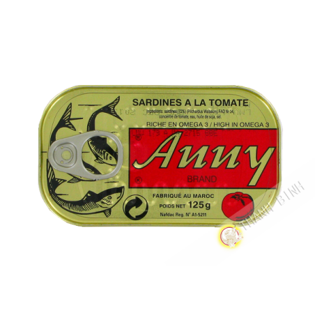 Sardine à la tomate ANNY 125g Maroc