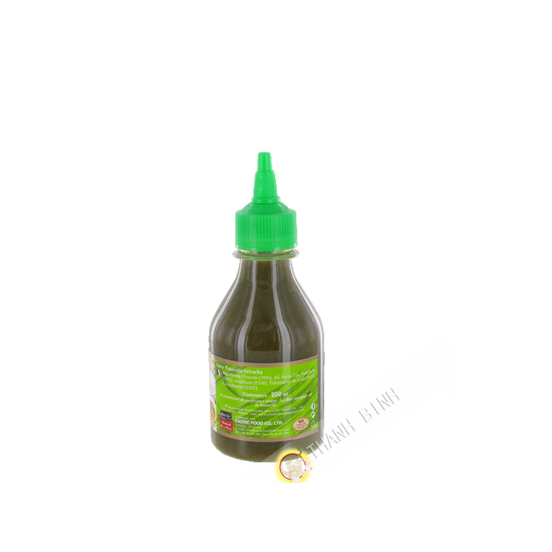 In zona sriracha Salsa verde peperoncino, il CIBO 200ml Thailandia In zona sriracha Salsa verde peperoncino, il CIBO 200ml Thailandia