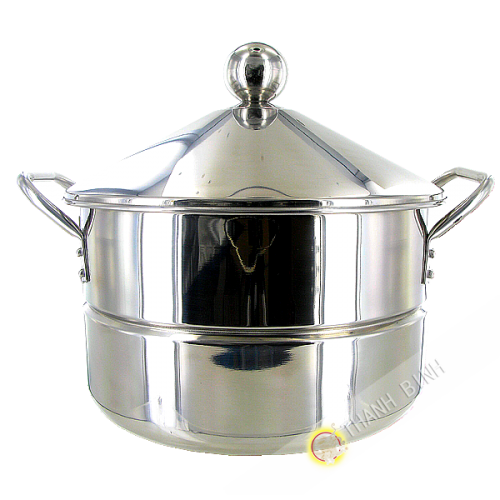 Pot, Banh Cuon & steamer stainless steel 26cm HAPPY KITCHEN Vietnam