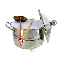 Marmite Banh Cuon & vapeur inox 26cm HAPPY KITCHEN Vietnam
