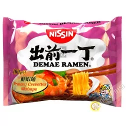 Zuppa di noodle Ramen Demae gamberetti NISSIN 100g Ungheria