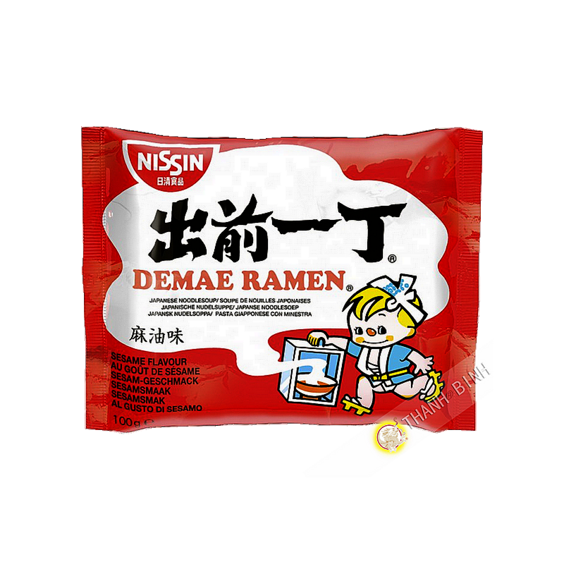 Zuppa di noodle Ramen Demae di sesamo NISSIN 100g Ungheria Zuppa di noodle Ramen Demae di sesamo NISSIN 100g Ungheria
