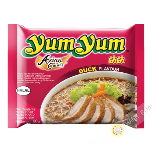 Sopa de fideos con pato YUM YUM 60g de Tailandia