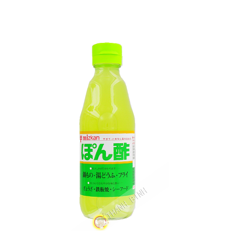El vinagre de cítricos MITSUKAN 360ml Japón