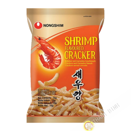 Chips cracker crevettes NONGSHIM 75g Corée