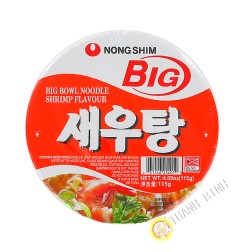 Soup noodle Ramen shrimp Bowl NONGSHIM 115g Korea